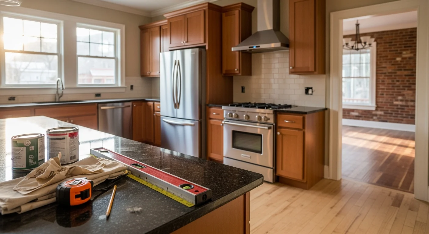 General contractor performing interior renovation work